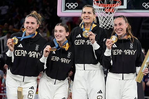 3x3 women's basketball gold medal winners Germany team